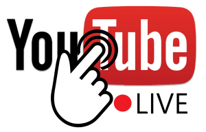 YouTube Icon with hand